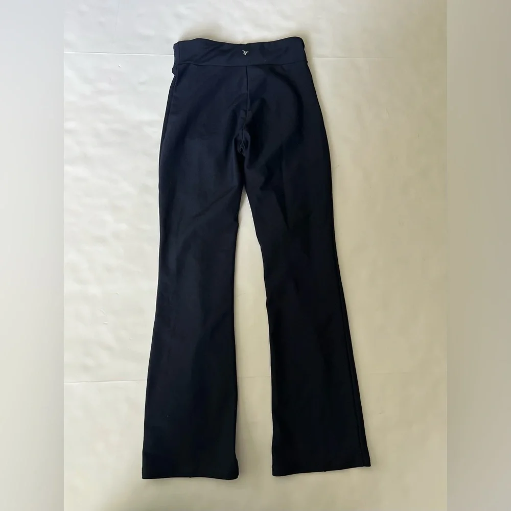 OLD NAVY High-Waisted PowerSoft Flared Split-Hem Performance Leggings Girls 8 M